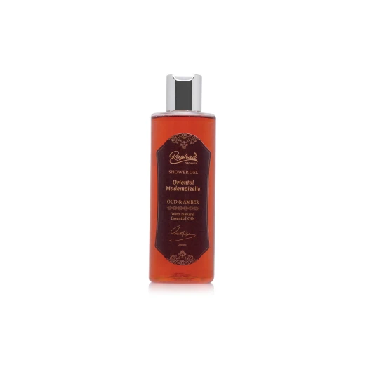 Raghad Organics Oriental Mademoiselle Shower Gel: Experience Luxurious Fragrance with a Sensual Blend, Gentle Cleansing, and Hydrating Formula. Enjoy 250ml of Pampering Delight Raghad Organics Oriental Mademoiselle Shower Gel: Experience Luxurious Fragrance with a Sensual Blend, Gentle Cleansing, and Hydrating Formula. Enjoy 250ml of Pampering Delight